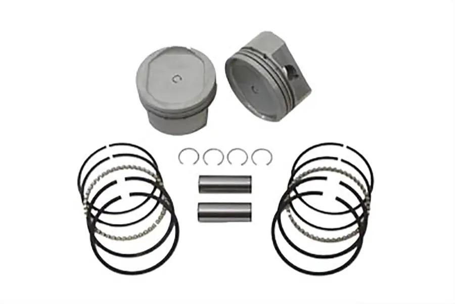 Motorshop 883cc to 1200cc Conversion Piston Set for Harley Davidson XL 3.498 inch by Motorshop