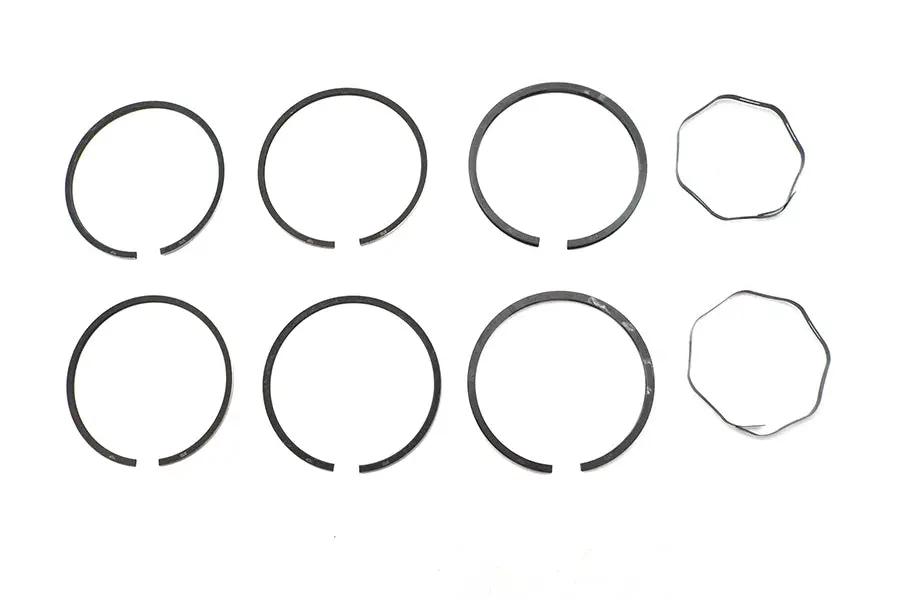 Rowe 74 Inch Piston Ring Set .010 Oversize for Harley Davidson FL (1954-1963) by Rowe