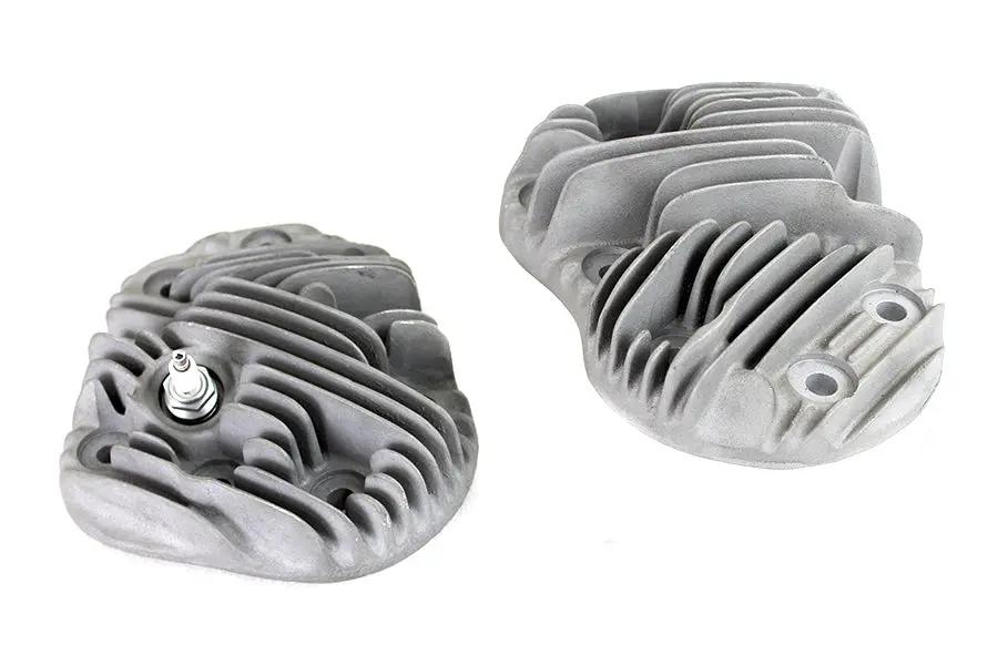 Motortechnic Aluminum Cylinder Head Set for Harley Davidson UL (1937-1946) by Motortechnic