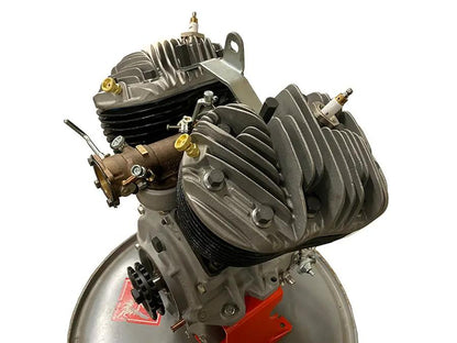 Motortechnic Aluminum Cylinder Head Set for Harley Davidson UL (1937-1946) by Motortechnic