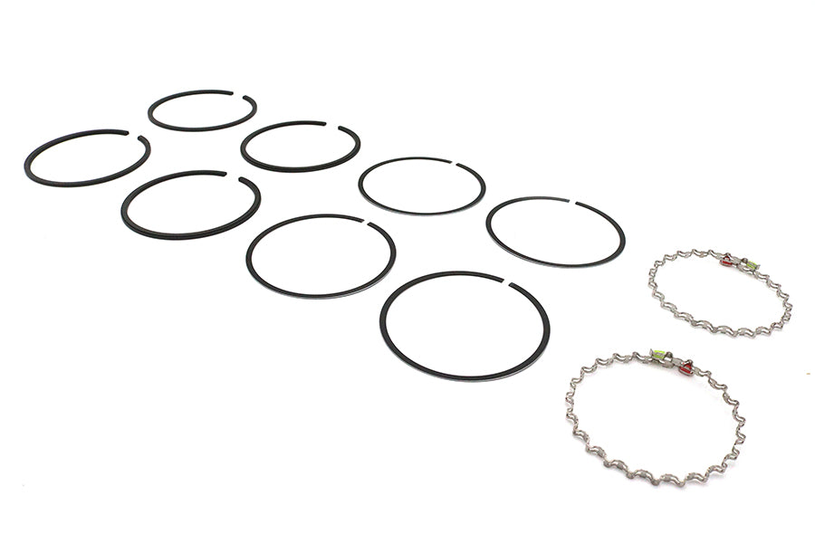 Rowe 61 Inch Piston Ring Set .040 Oversize for Harley Davidson EL (1936-1940) by Rowe