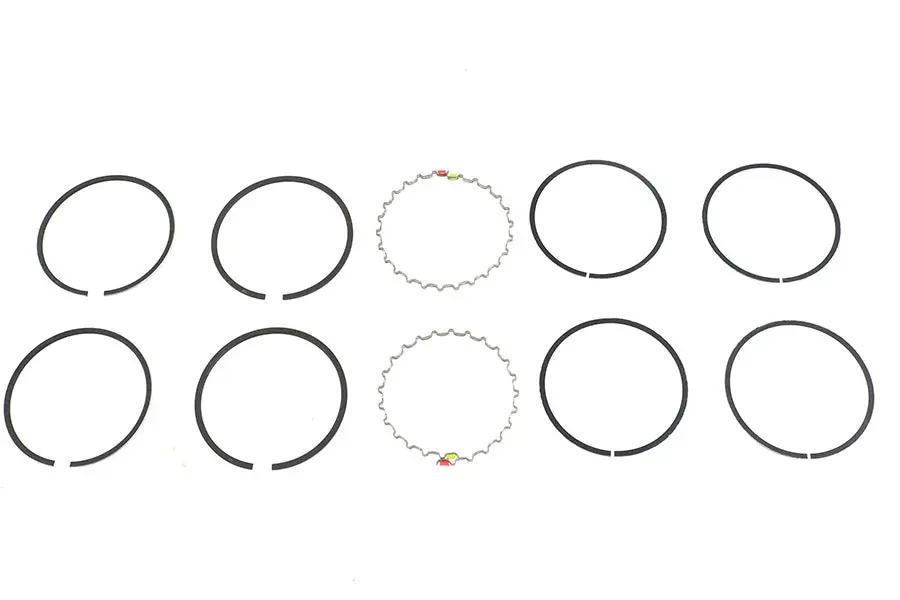Rowe 80 inch Shovelhead Piston Ring Set .010 Oversize for Harley Davidson FL and FX Models by Rowe