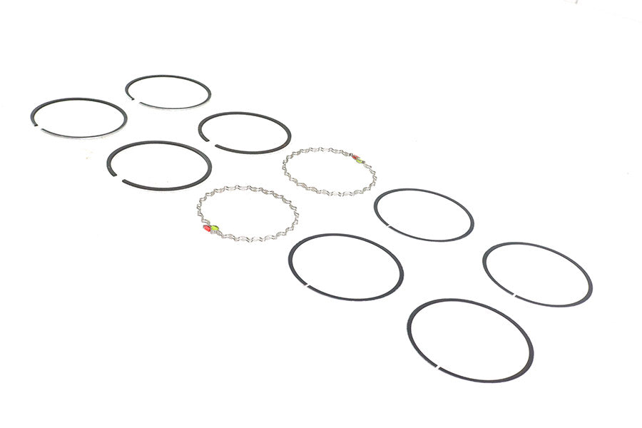Rowe 80 inch Shovelhead Piston Ring Set .010 Oversize for Harley Davidson FL and FX Models by Rowe