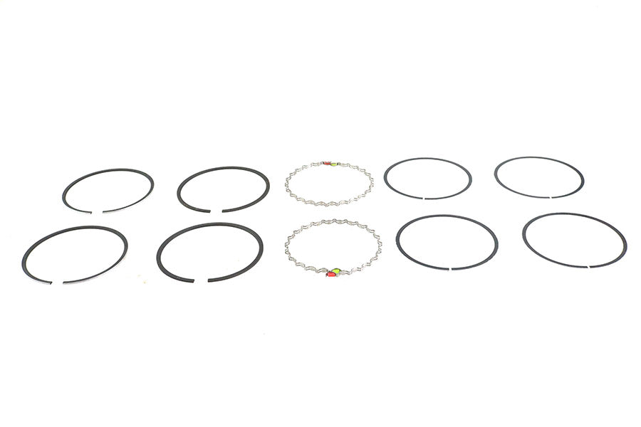 Rowe 80 inch Shovelhead Piston Ring Set .010 Oversize for Harley Davidson FL and FX Models by Rowe