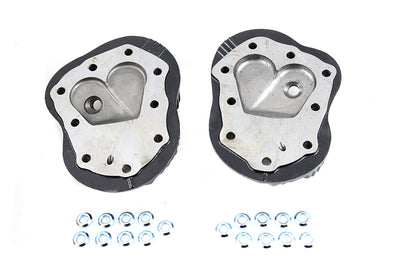 Motorshop Raw Iron Cylinder Head Set for Harley Davidson UL 1937-1946 by Motorshop
