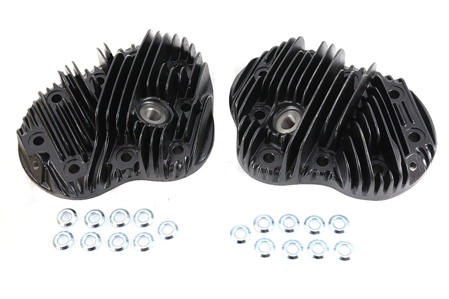 Motorshop Raw Iron Cylinder Head Set for Harley Davidson UL 1937-1946 by Motorshop