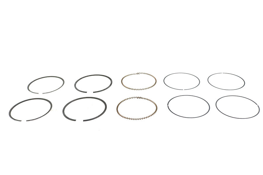 Rowe 28025M 88 Inch Twin Cam Moly Piston Ring Set .005 Oversize for Harley Davidson FLST & FXST by Rowe