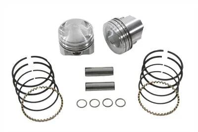 Keith Black 11-2204 74 Inch FLH-FX Piston Set with .030 Oversize for Harley Davidson FL Models by Keith Black