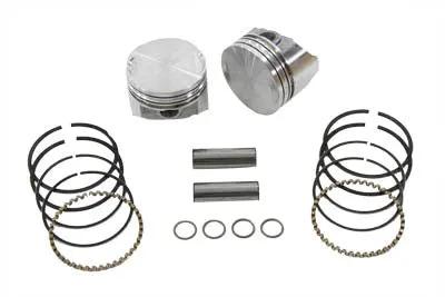 Keith Black 80 Inch Evolution Flat Piston Set .005 for Harley Davidson FXR by Keith Black