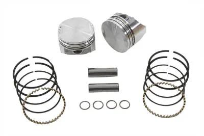 Keith Black 390 Hypereutectic Alloy 80 Inch Evolution Flat Piston Kit .030 for Harley Davidson FXR by Keith Black