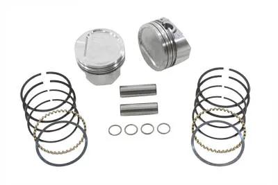 Keith Black 883cc Conversion Piston Set .040 Oversize for Harley Davidson XL Models by Keith Black