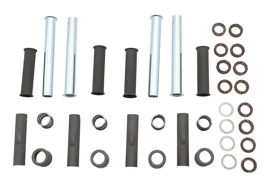 Colony Knucklehead Pushrod Cover Kit Parkerized for Harley Davidson FL and EL Models by Colony