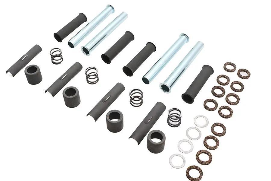 Colony Knucklehead Pushrod Cover Kit Parkerized for Harley Davidson FL and EL Models by Colony