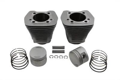 Motorshop Evolution Cylinder and Piston Kit Silver for Harley Davidson FXST (1984-1993) by Motorshop