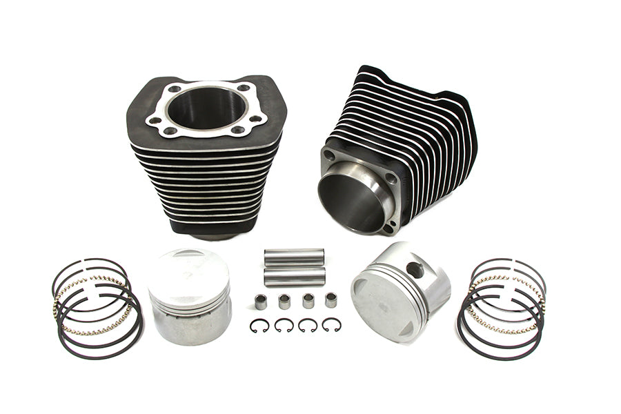 Motorshop Evolution Cylinder and Piston Kit Black for Harley Davidson FXST 1984-1993