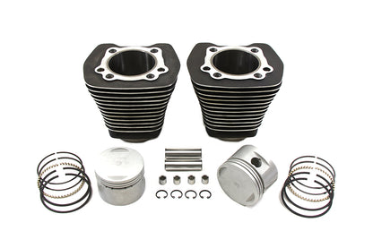 Motorshop Evolution Cylinder and Piston Kit Black for Harley Davidson FXST 1984-1993