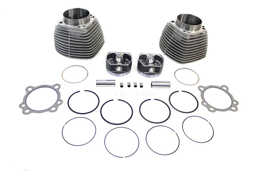 Motorshop 95 Inch Big Bore Twin Cam Cylinder and Piston Kit for Harley Davidson FXST and FLST Models by Motorshop