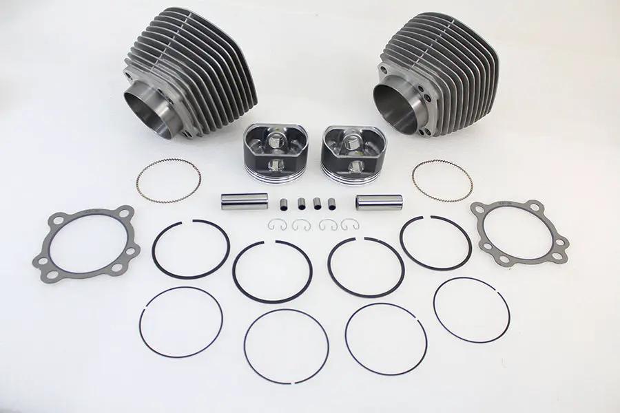 Motorshop 95 Inch Big Bore Twin Cam Cylinder and Piston Kit for Harley Davidson FXST and FLST Models by Motorshop