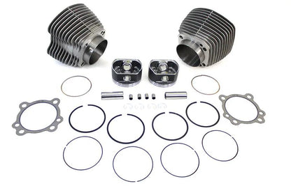 Motorshop 95 Inch Big Bore Twin Cam Cylinder and Piston Kit for Harley Davidson FXST and FLST Models by Motorshop