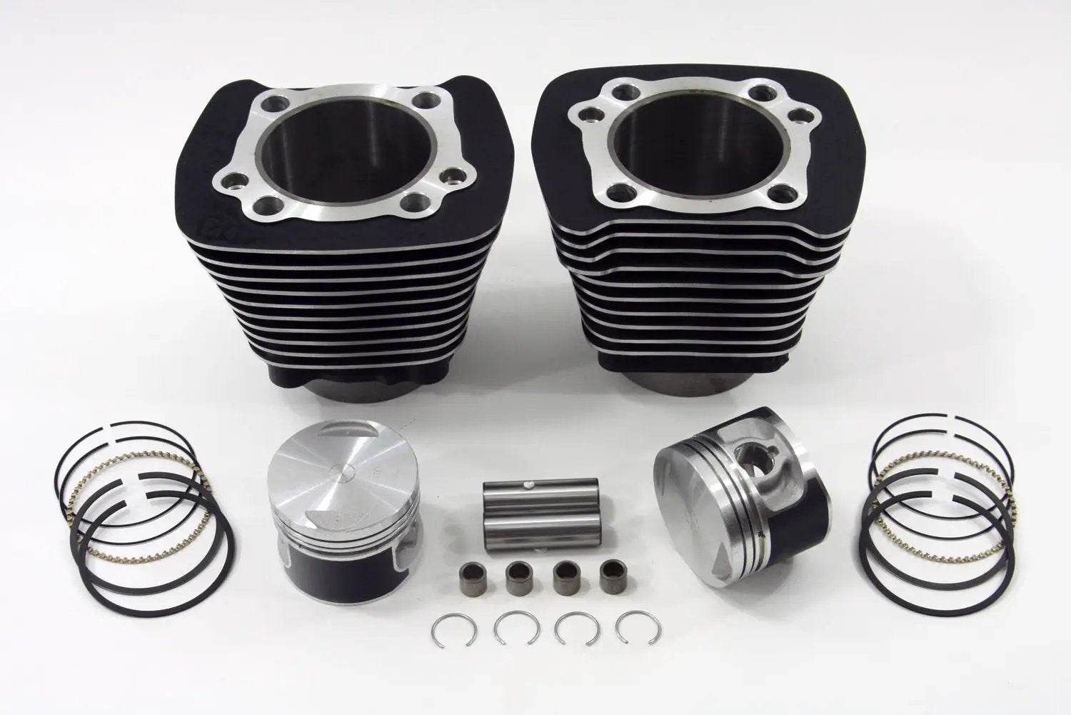 Motorshop XL 1200cc Cylinder and Piston Kit Black for Harley Davidson XL (1988-1997) by Motorshop