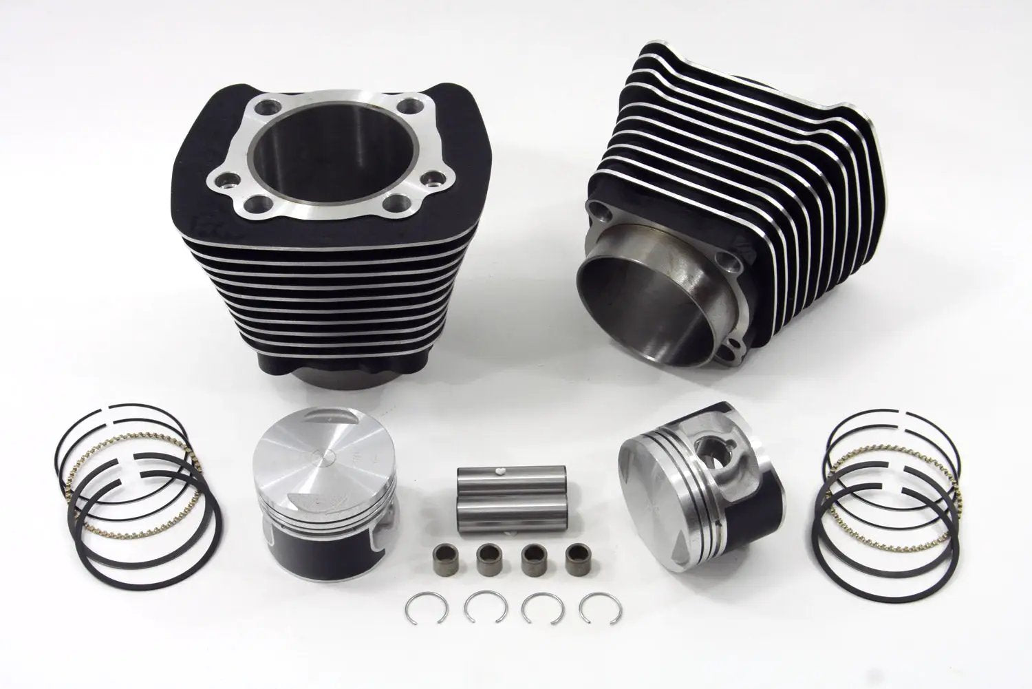 Motorshop XL 1200cc Cylinder and Piston Kit Black for Harley Davidson XL (1988-1997) by Motorshop