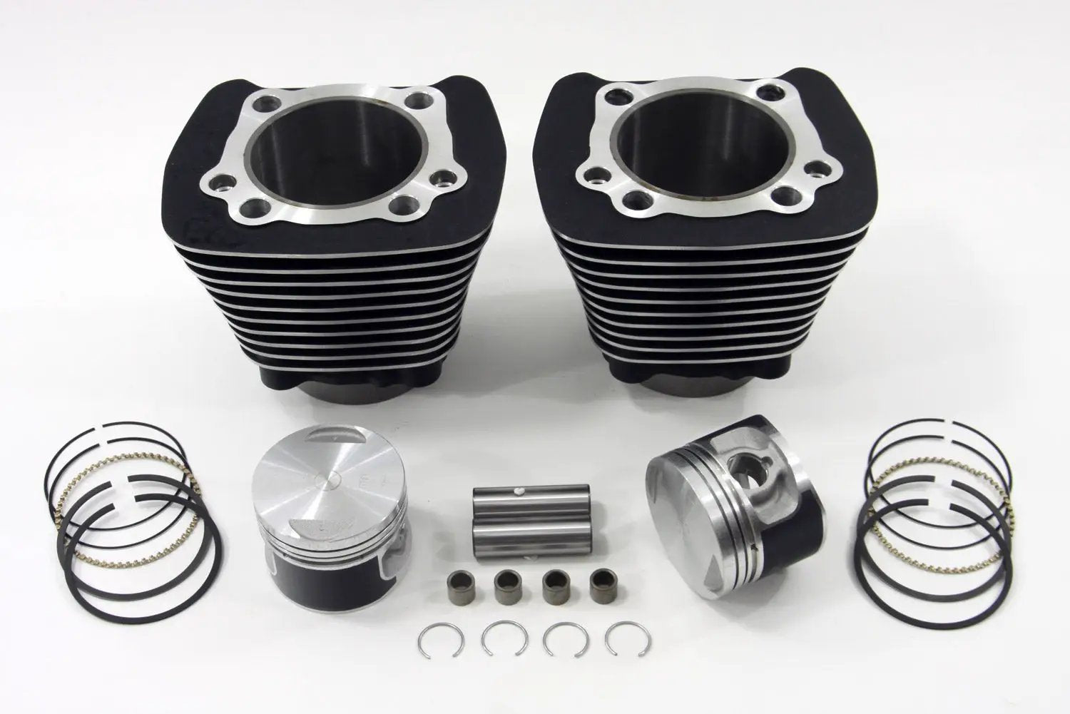 Motorshop XL 1200cc Cylinder and Piston Kit Black for Harley Davidson XL (1988-1997) by Motorshop