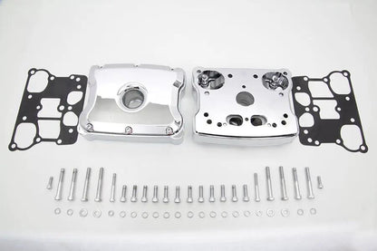 Motorshop Chrome Rocker Box Set for Harley Davidson FXST (1999-2008) by Motorshop