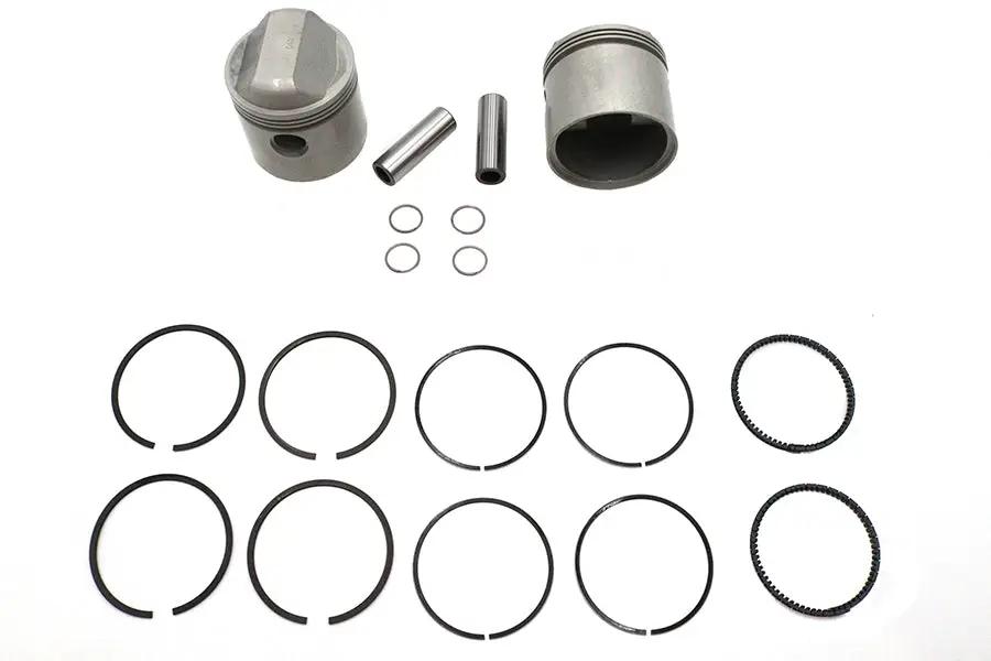 Motorshop Replica 1000cc Piston Set with .020 Oversize for Harley Davidson XL by Motorshop