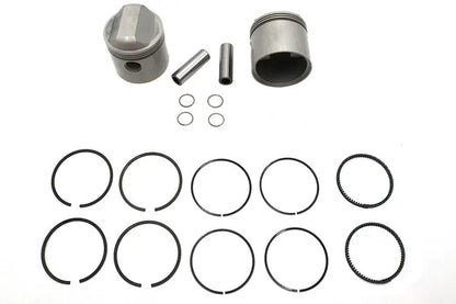 Motorshop Replica 1000cc Piston Set with .020 Oversize for Harley Davidson XL by Motorshop