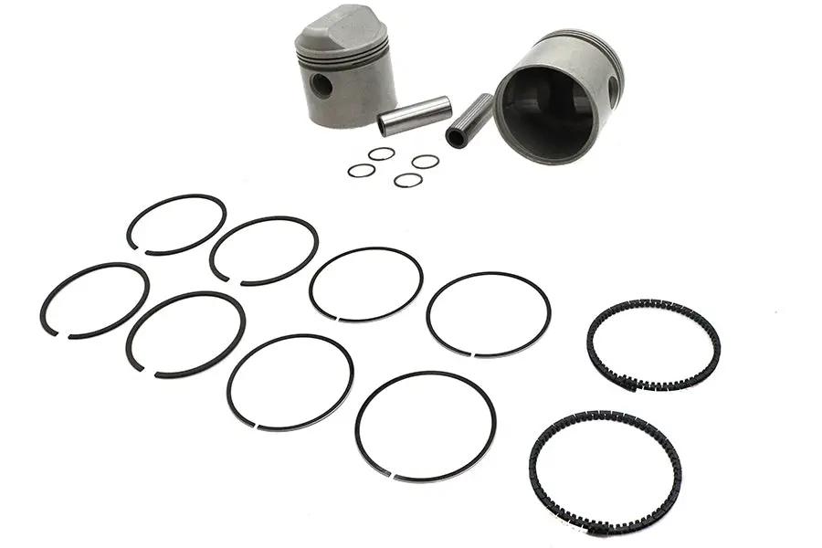 Motorshop Replica 1000cc Piston Set with .020 Oversize for Harley Davidson XL by Motorshop