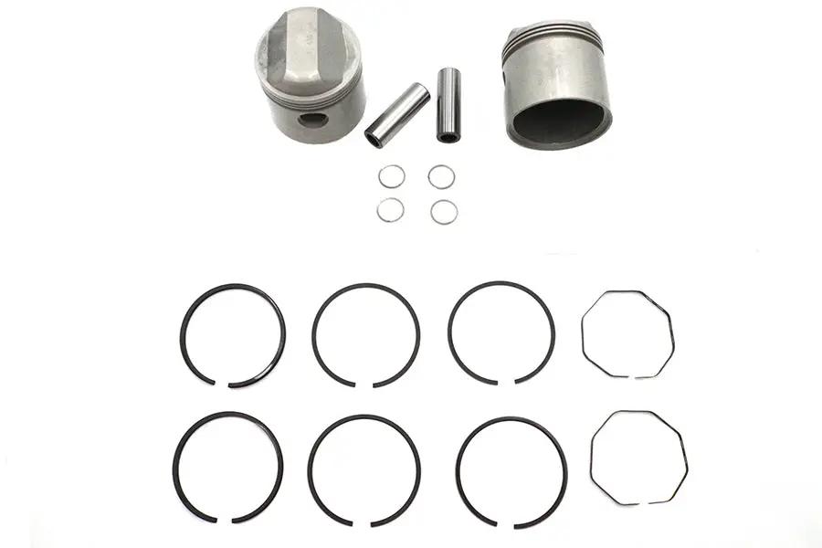 Motorshop Replica 1000cc Piston Set with .070 Oversize for Harley Davidson XL by Motorshop