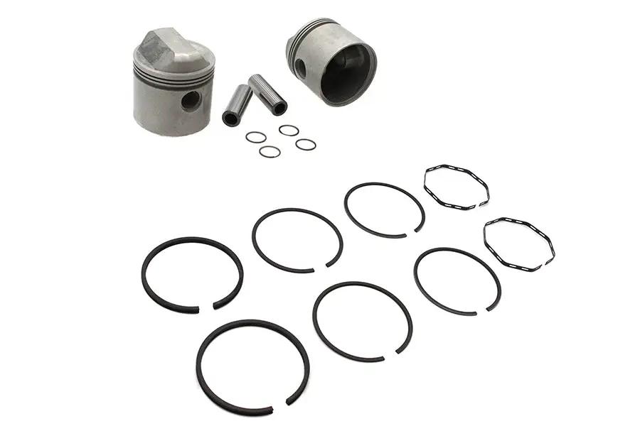 Motorshop Replica 1000cc Piston Set with .070 Oversize for Harley Davidson XL by Motorshop