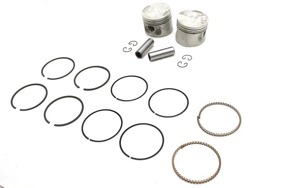 Motorshop Replica 883cc 3 Inch Piston Set .005 Oversize for Harley Davidson XL Models by Motorshop