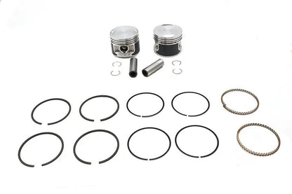Motorshop Replica 883cc 3-Inch Piston Set .010 Oversize for Harley Davidson XL (1986-1995) by Motorshop