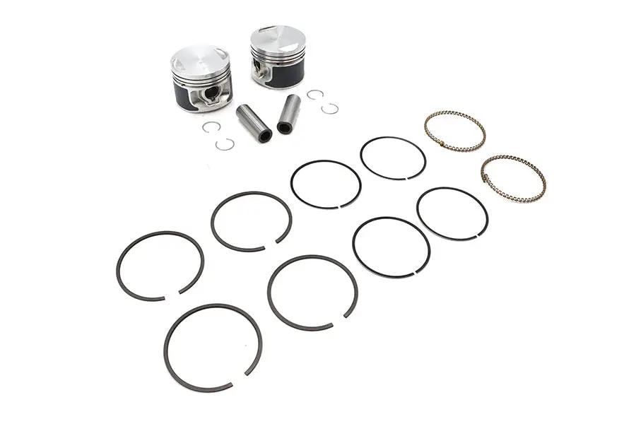 Motorshop Replica 883cc 3-Inch Piston Set .010 Oversize for Harley Davidson XL (1986-1995) by Motorshop