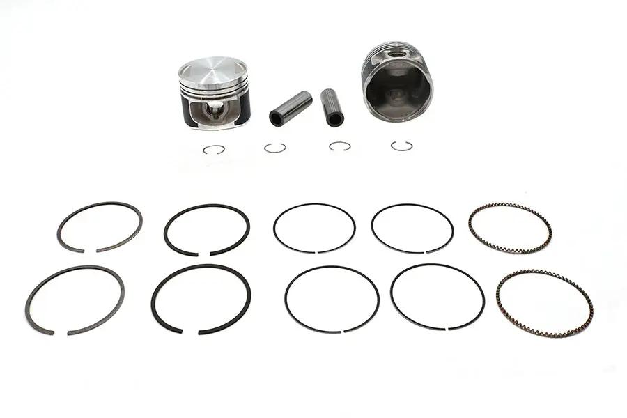 Motorshop Replica 883cc 3 Inch Piston Set .030 Oversize for Harley Davidson XL by Motorshop