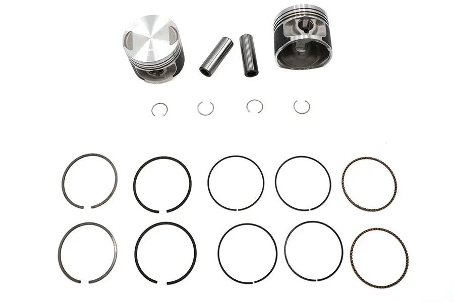Motorshop Replica 883cc 3 Inch Piston Set .030 Oversize for Harley Davidson XL by Motorshop