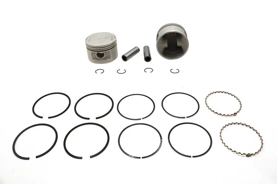 Motorshop Replica 1200cc 3-1/2 Inch Piston Set Standard Size for Harley Davidson XL by Motorshop