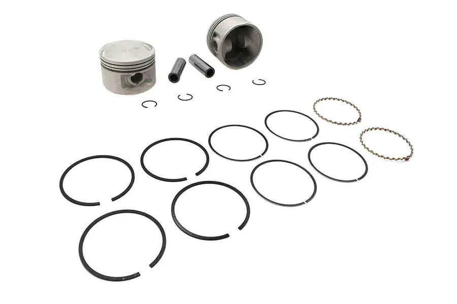 Motorshop Replica 1200cc 3-1/2 Inch Piston Set Standard Size for Harley Davidson XL by Motorshop