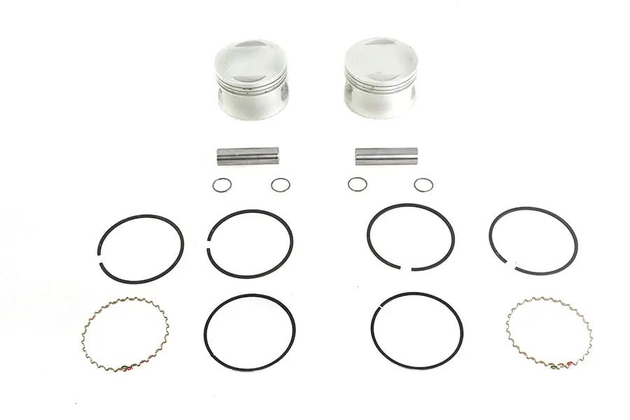 Motorshop Replica 1200cc 3-1/2 inch Piston Set .030 Oversize for Harley Davidson XL by Motorshop
