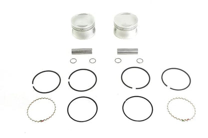 Motorshop Replica 1200cc 3-1/2 inch Piston Set .030 Oversize for Harley Davidson XL by Motorshop