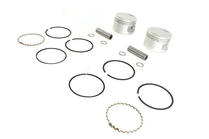 Motorshop Replica 1200cc 3-1/2 inch Piston Set .030 Oversize for Harley Davidson XL by Motorshop