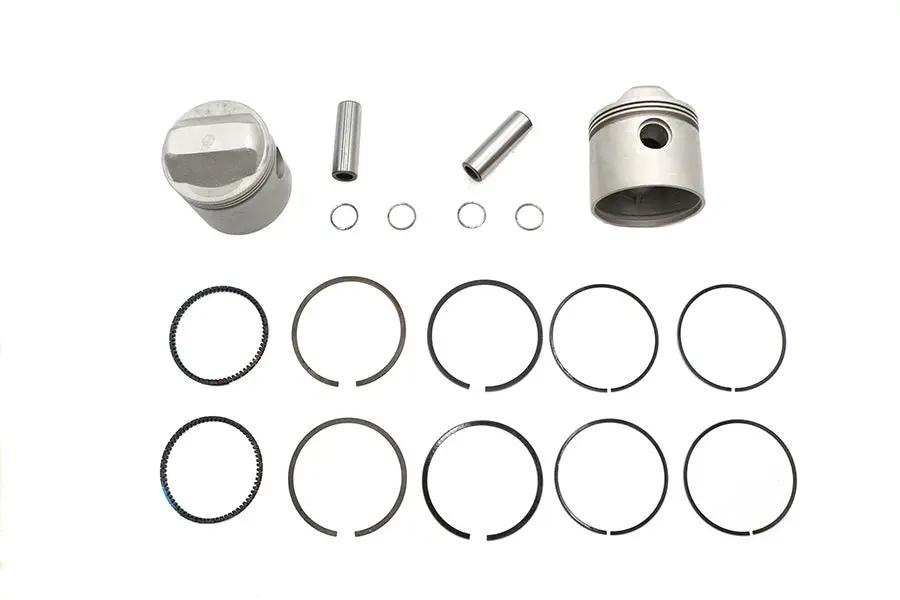 Motorshop Replica 1000cc 3-3/16 inch Piston Set .040 Oversize for Harley Davidson XL by Motorshop