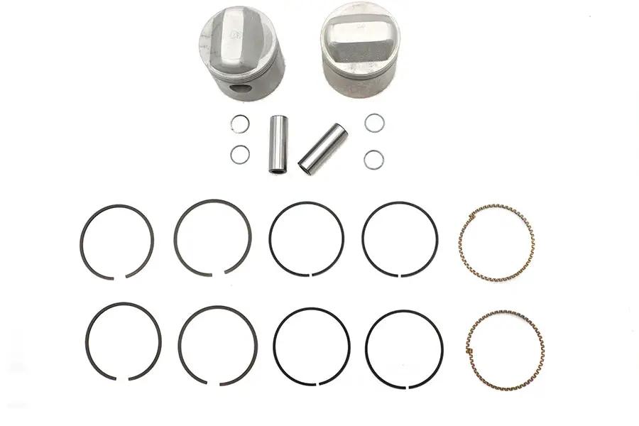 Motorshop Replica 1000cc Piston Set with Rings for Harley Davidson XL 1972-1981 by Motorshop