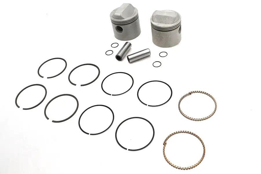 Motorshop Replica 1000cc Piston Set with Rings for Harley Davidson XL 1972-1981 by Motorshop