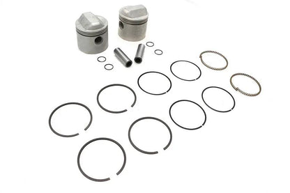 Motorshop Replica 1000cc Piston Set with Rings for Harley Davidson XL 1972-1981 by Motorshop