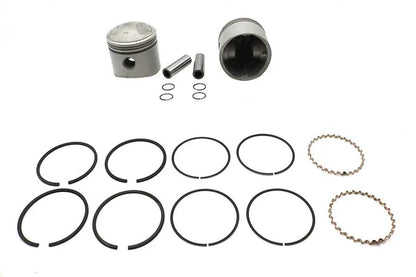 Motorshop 61 inch Overhead Valve 3-5/16 inch Piston Set Standard Size for Harley Davidson EL Models by Motorshop