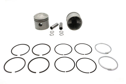 Motorshop Replica 74 Inch Overhead Valve Piston Set for Harley Davidson FL