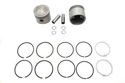Motorshop Replica 74 Inch Overhead Valve Piston Set for Harley Davidson FL