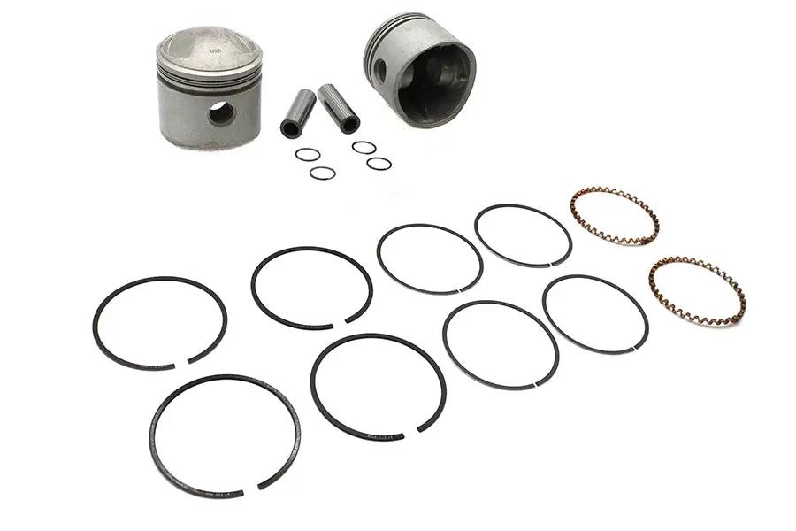 Motorshop 74 Inch Overhead Valve Piston Set for Harley Davidson FL (Part Number 11-2771) by Motorshop